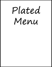 plated menu
